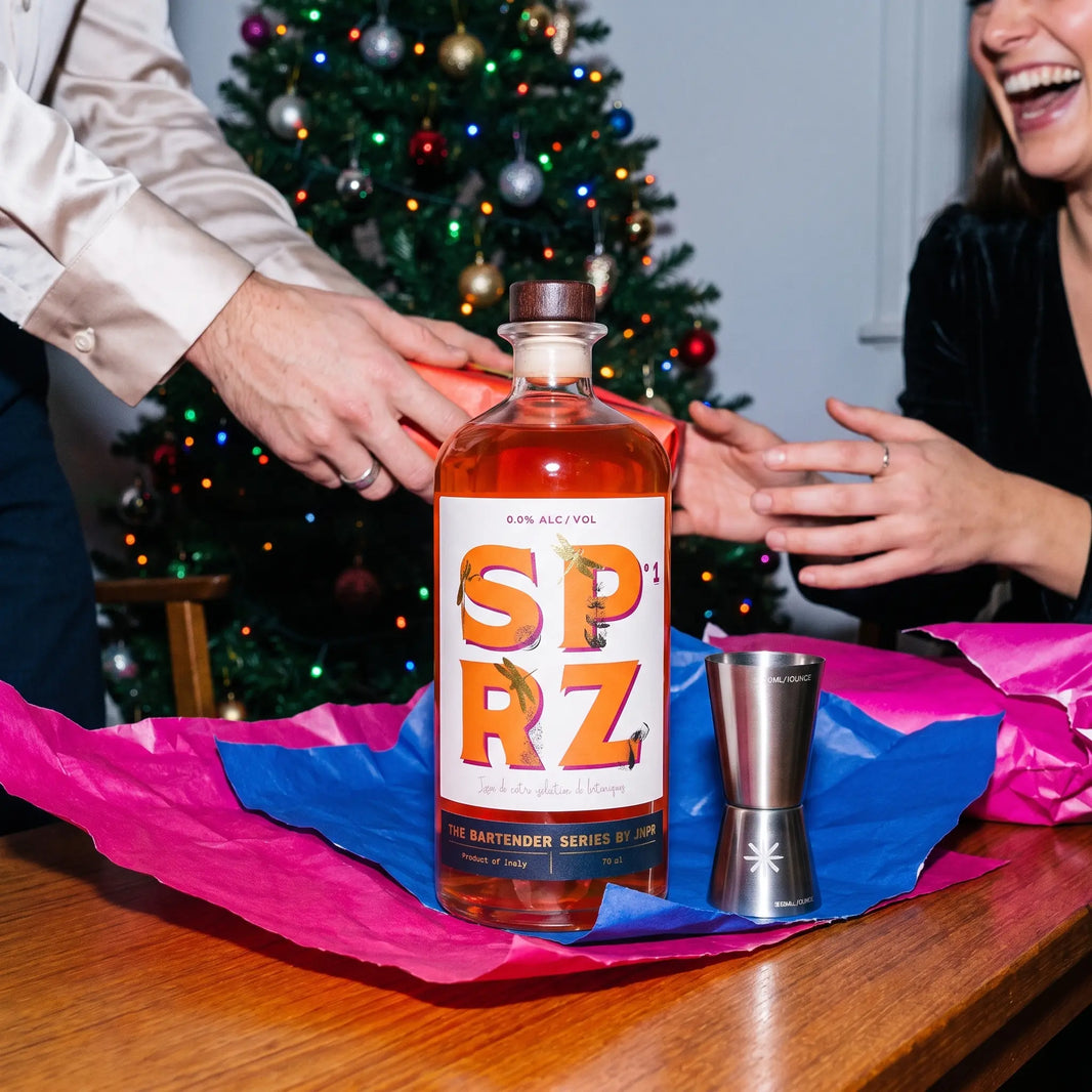 Coffret cadeau I Spiriteux sans alcool plus verre doseur Sobrissim