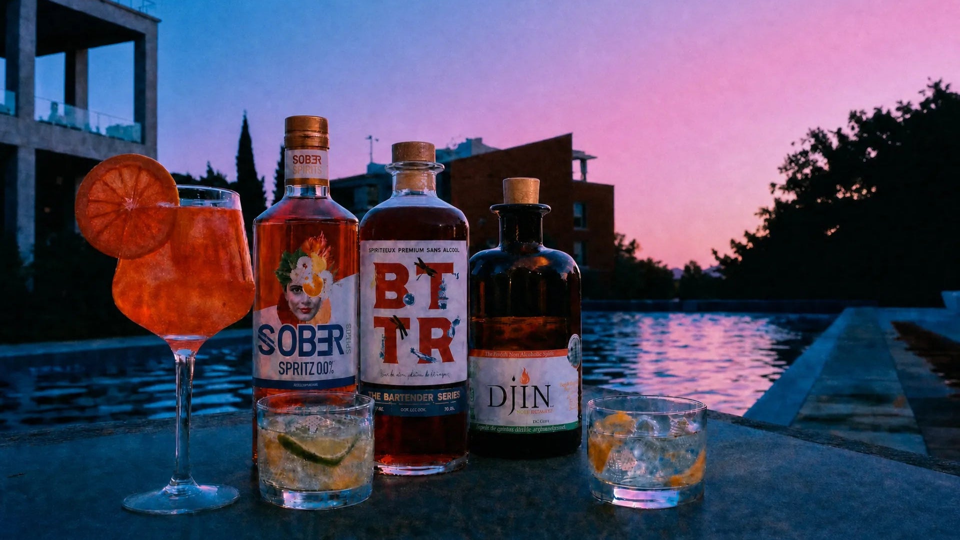 Spiritueux et cocktails sans alcool