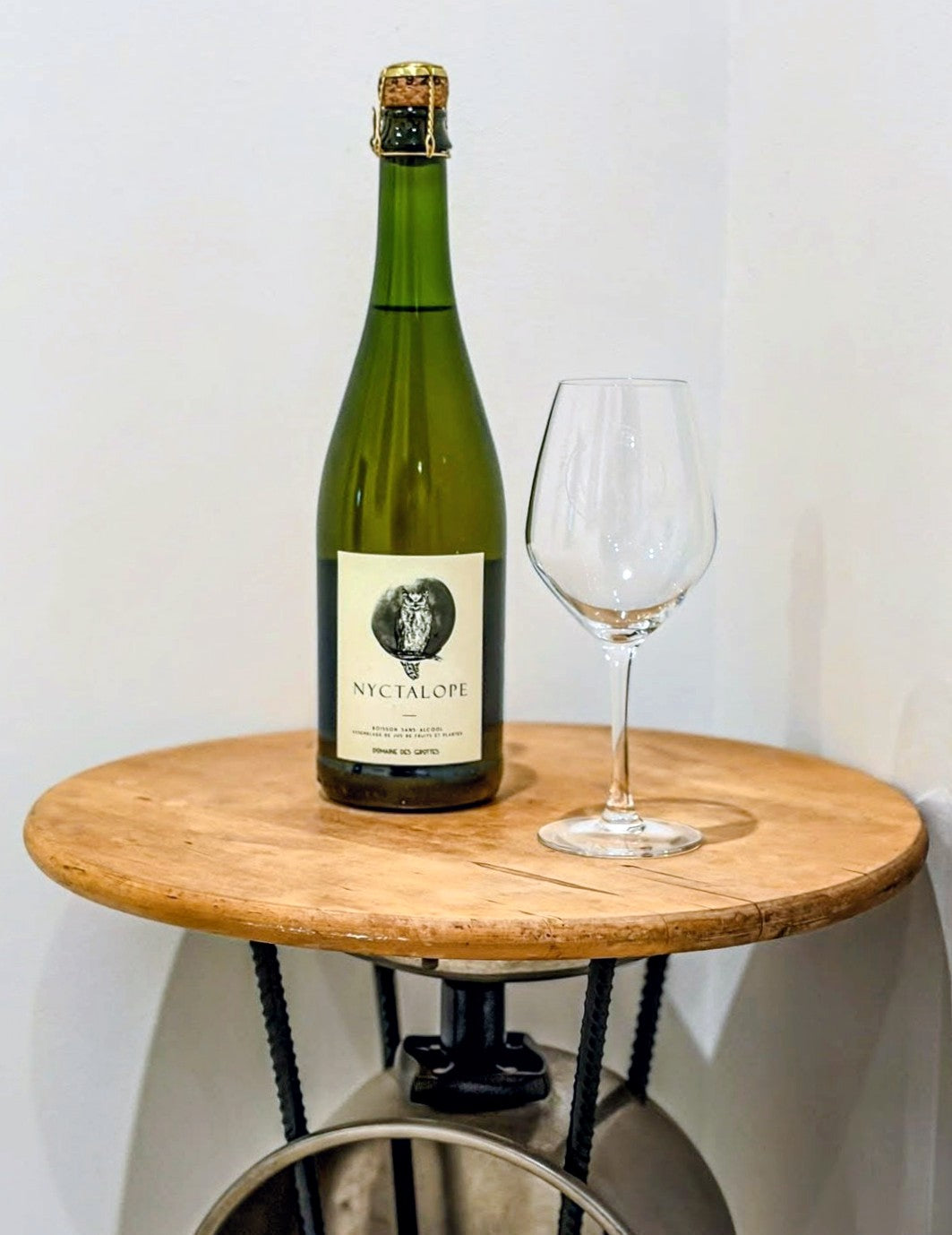 Bouteille Nyctalope Domaine des Grottes boisson sans alcool