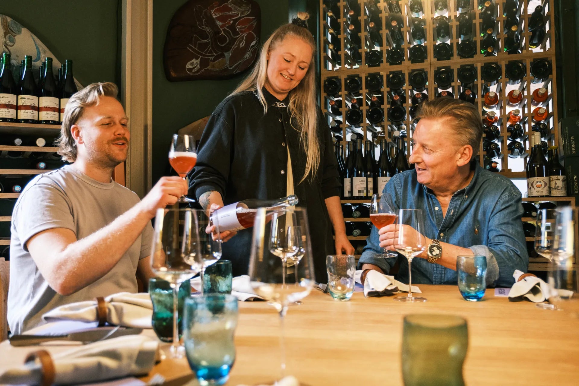 boisson sans alcool servie dans un restaurant